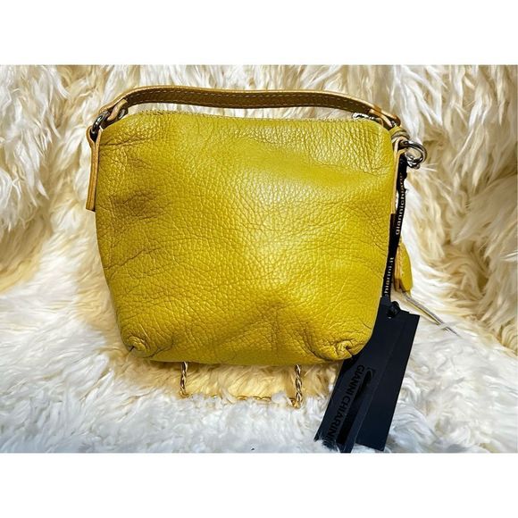 Gianni Chiarini Yellow Mustard Leather mini bag - Picture 3 of 13